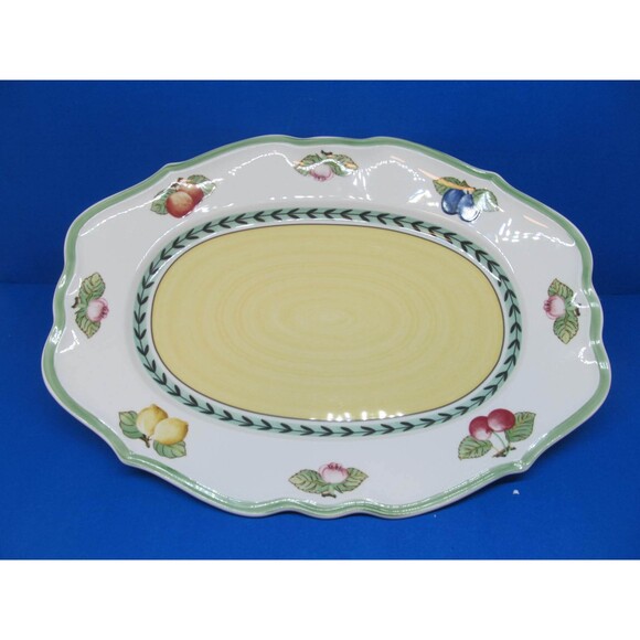 Villeroy & Boch French Garden Fleurence 17" Oval Serving Platter Fruit Germany - Picture 8 of 12